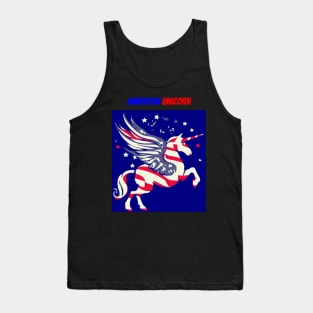 AMERICAN UNICORN 4th of july Tank Top